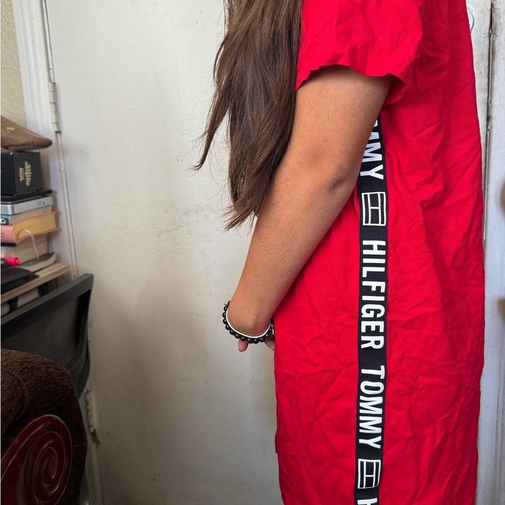 Tommy Hilfiger Red T-Shirt Dress
